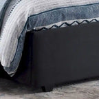 Letto imbottito trapuntato matrimoniale Cordeaux di Christopher Knight Home