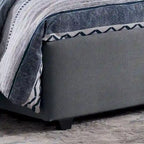 Letto imbottito trapuntato matrimoniale Cordeaux di Christopher Knight Home