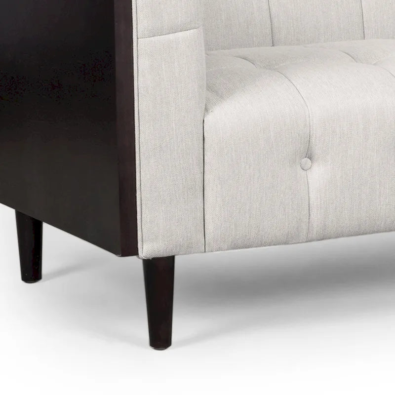 Divano sezionale capitonné Clermont Mid-century di Christopher Knight Home - 114,00 L x 114,00 P x 30,75 A