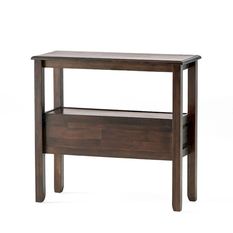Tavolino d'appoggio Grant in legno di acacia di Christopher Knight Home