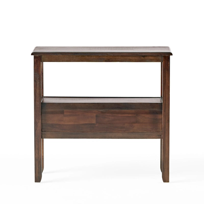 Tavolino d'appoggio Grant in legno di acacia di Christopher Knight Home