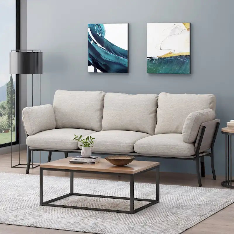 Divano a 3 posti Carvel Mid-century Modern di Christopher Knight Home