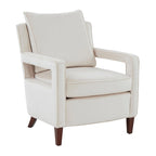 Poltrona accentuata in velluto Quinn di Greyson Living