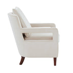 Poltrona accentuata in velluto Quinn di Greyson Living