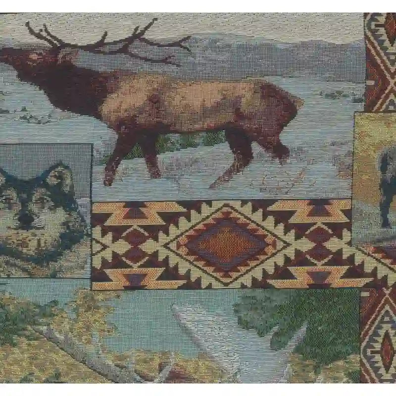 Sgabello Bali da 45 cm con cuscino arazzo
