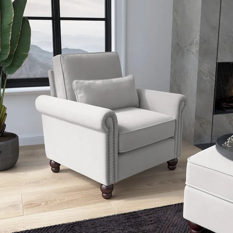 Poltroncina Coventry con braccioli di Bush Furniture