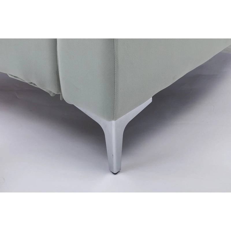 Divano componibile semicircolare curvo in velluto 136