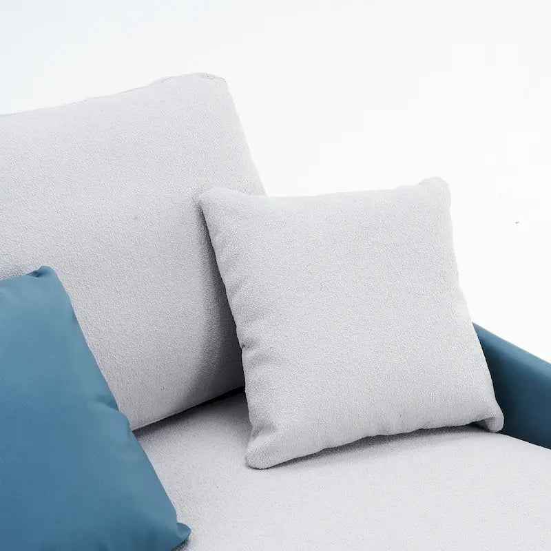 Ouyessir Divano componibile a U a 4 posti con doppia chaise longue