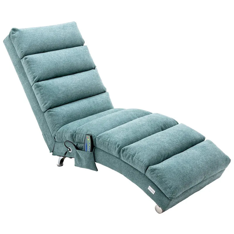 Sedia massaggiante reclinabile oversize moderna trapuntata per soggiorno, camera da letto