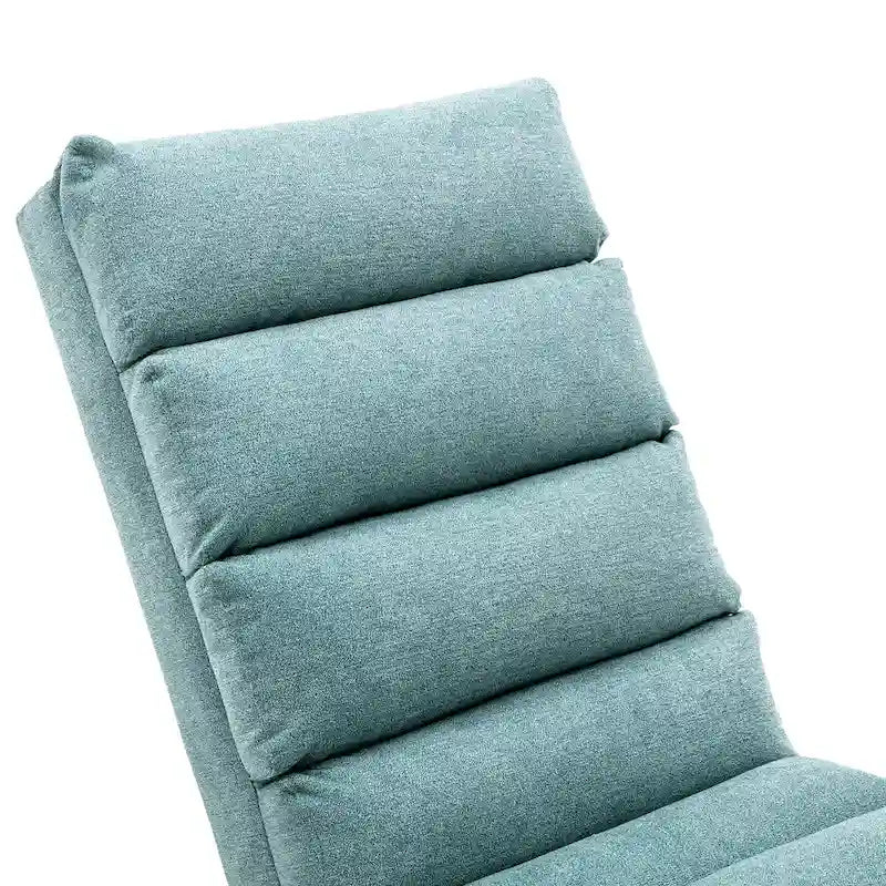 Sedia massaggiante reclinabile oversize moderna trapuntata per soggiorno, camera da letto