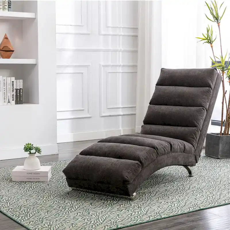 Sedia massaggiante reclinabile oversize moderna trapuntata per soggiorno, camera da letto