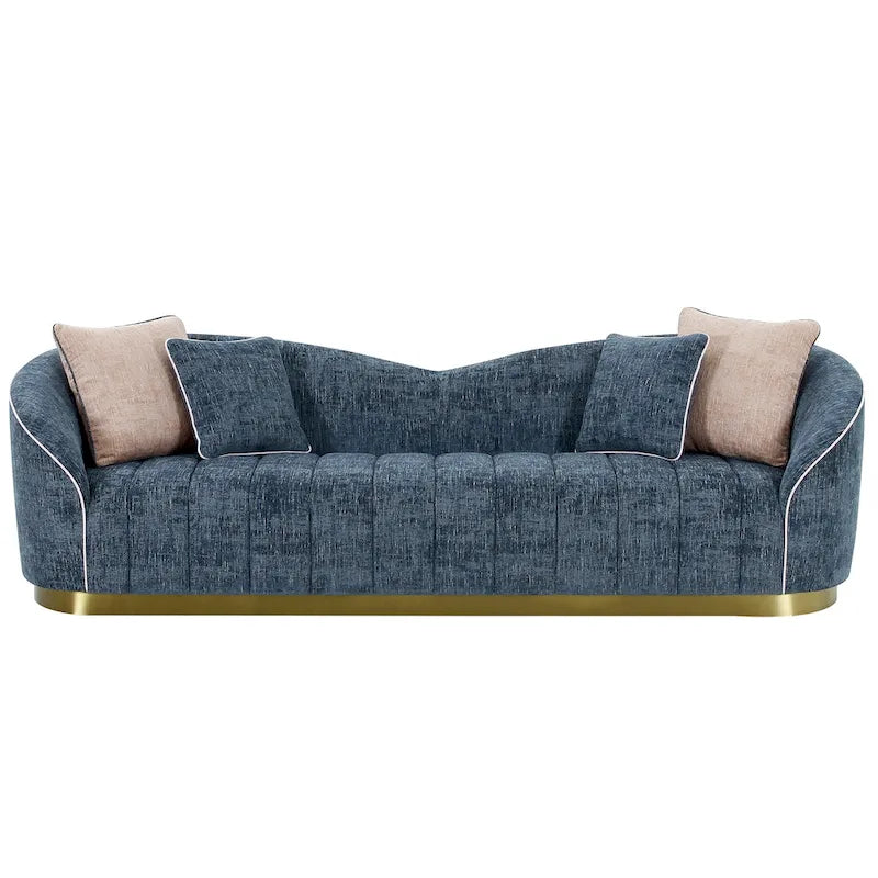 Set soggiorno moderno Poltrona con divanetto Divano a 4 posti