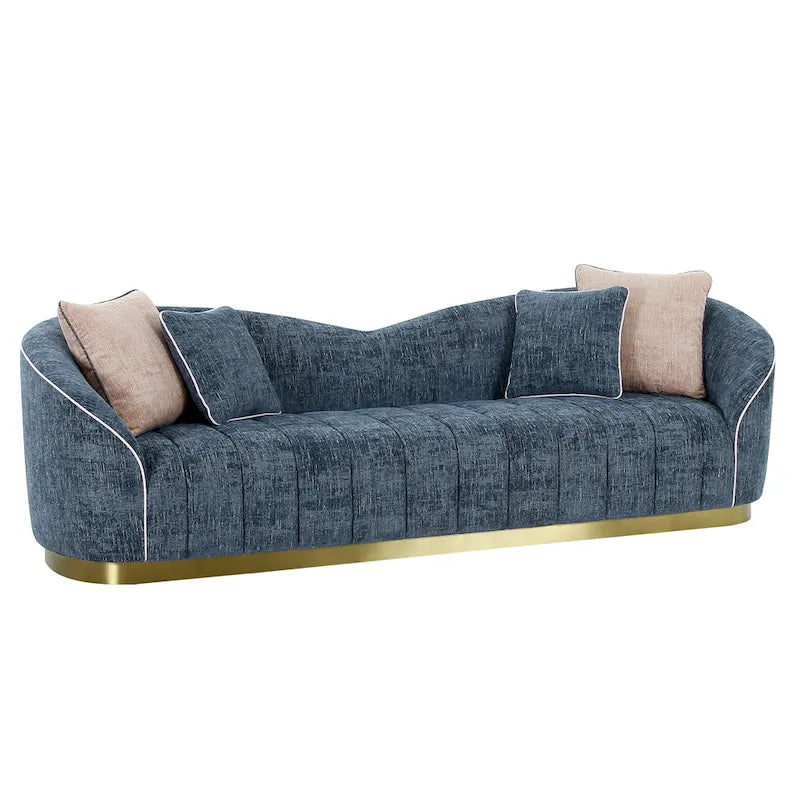Set soggiorno moderno Poltrona con divanetto Divano a 4 posti