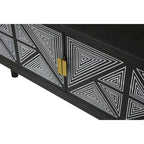 Mobile TV Bidi Mid-Century Modern da 56 pollici in Legno con 2 Ripiani Aperti di Furniture of America