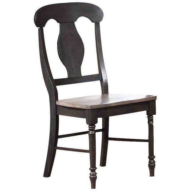 Set da pranzo 5 pezzi con piedistallo doppio di transizione, schienale Napoleone grigio anticato