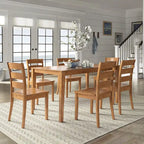 Set da pranzo rettangolare Wilmington II da 60 pollici con finitura rovere di iNSPIRE Q Classic
