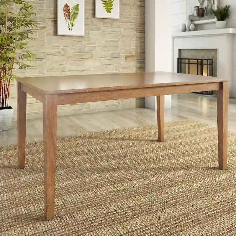 Set da pranzo rettangolare Wilmington II da 60 pollici con finitura rovere di iNSPIRE Q Classic