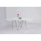 Somette Alyssa Starphire White - Set sala da pranzo da 5 pezzi