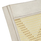 Sedia da pranzo Plaga X-Back con accento in rattan (set da 2) di iNSPIRE Q Classic - Sedia da pranzo