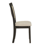 Sedia da pranzo Plaga X-Back con accento in rattan (set da 2) di iNSPIRE Q Classic - Sedia da pranzo