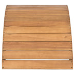 SAFAVIEH Outdoor Sigurasta Legno di acacia Ottomana Adirondack - 50,8 cm L x 33 cm P x 53,3 cm H