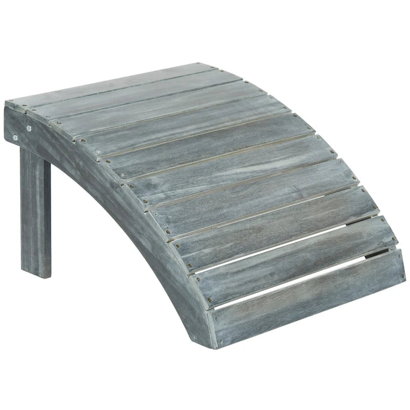 SAFAVIEH Outdoor Sigurasta Legno di acacia Ottomana Adirondack - 50,8 cm L x 33 cm P x 53,3 cm H