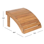 SAFAVIEH Outdoor Sigurasta Legno di acacia Ottomana Adirondack - 50,8 cm L x 33 cm P x 53,3 cm H