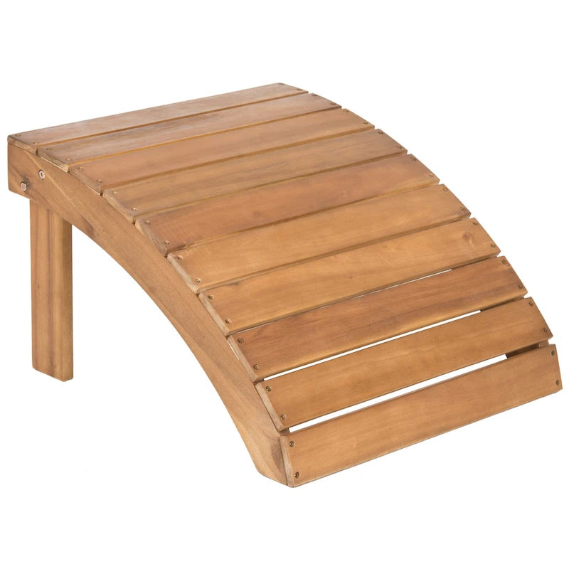 SAFAVIEH Outdoor Sigurasta Legno di acacia Ottomana Adirondack - 50,8 cm L x 33 cm P x 53,3 cm H