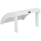 SAFAVIEH Outdoor Sigurasta Legno di acacia Ottomana Adirondack - 50,8 cm L x 33 cm P x 53,3 cm H