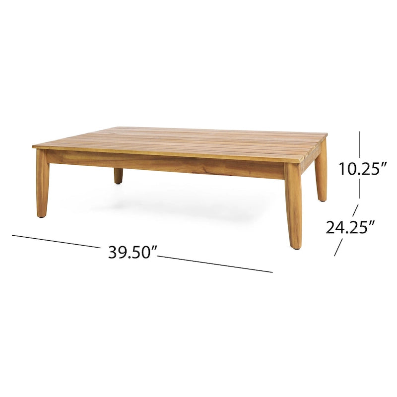 Set da conversazione per esterni Magnolia in legno di acacia di Christopher Knight Home