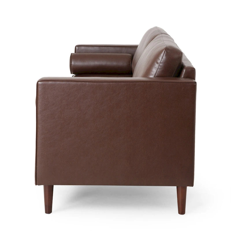 Divano a 3 posti Malinta Contemporary Tufted di Christopher Knight Home - 82,25 L x 33,00 P x 33,00 H