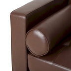 Divano a 3 posti Malinta Contemporary Tufted di Christopher Knight Home - 82,25 L x 33,00 P x 33,00 H