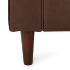 Divano a 3 posti Malinta Contemporary Tufted di Christopher Knight Home - 82,25 L x 33,00 P x 33,00 H