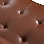 Divano a 3 posti Malinta Contemporary Tufted di Christopher Knight Home - 82,25 L x 33,00 P x 33,00 H