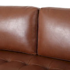 Divano a 3 posti Malinta Contemporary Tufted di Christopher Knight Home - 82,25 L x 33,00 P x 33,00 H
