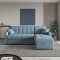 Divano letto e chaise longue reversibili ampi 82"