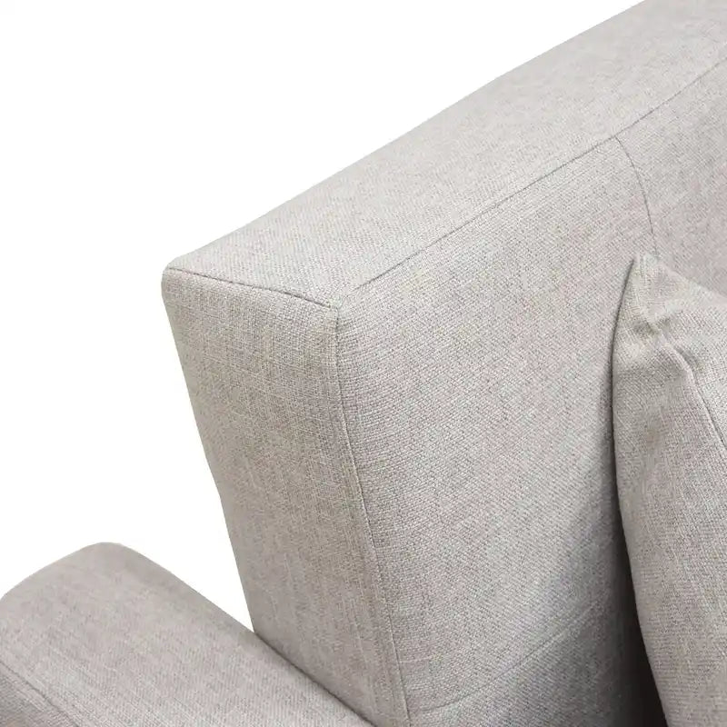 Divano letto e chaise longue reversibili ampi 82"