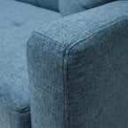 Divano letto e chaise longue reversibili ampi 82"