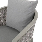 Pebble Outdoor Boho Poltrona Club in Rattan con Cuscini (Set di 2) di Christopher Knight Home
