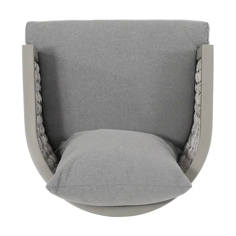 Pebble Outdoor Boho Poltrona Club in Rattan con Cuscini (Set di 2) di Christopher Knight Home