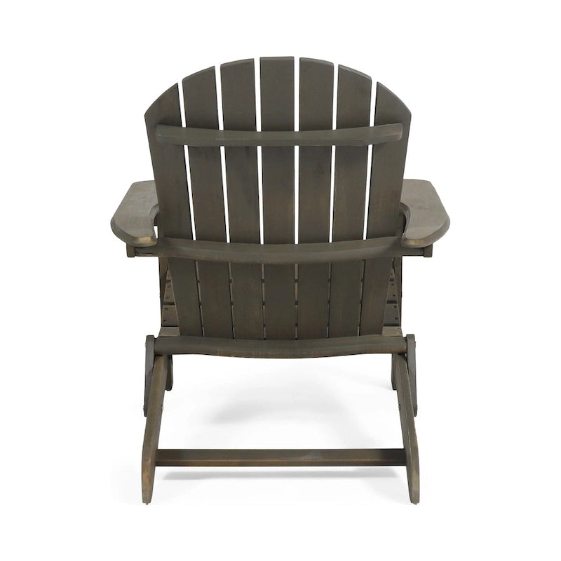 Sedie Adirondack pieghevoli da esterno in legno di acacia Malibu (set da 2) di Christopher Knight Home
