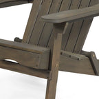 Sedie Adirondack pieghevoli da esterno in legno di acacia Malibu (set da 2) di Christopher Knight Home