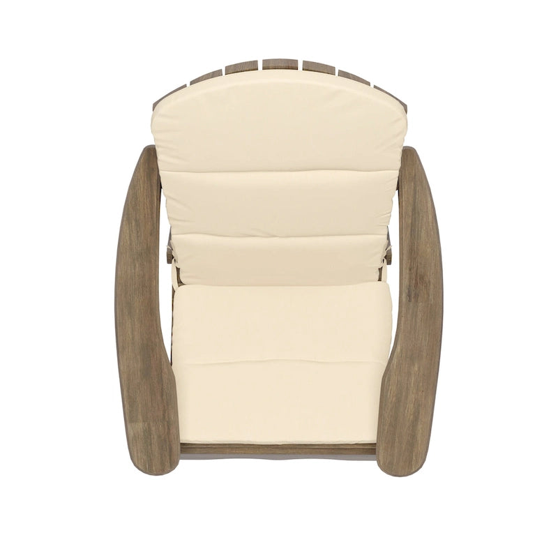 Sedie Adirondack pieghevoli da esterno in legno di acacia Malibu (set da 2) di Christopher Knight Home