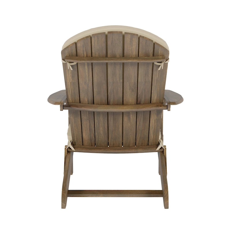 Sedie Adirondack pieghevoli da esterno in legno di acacia Malibu (set da 2) di Christopher Knight Home