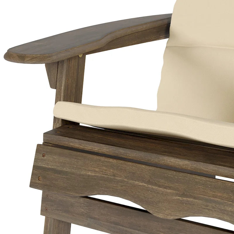 Sedie Adirondack pieghevoli da esterno in legno di acacia Malibu (set da 2) di Christopher Knight Home