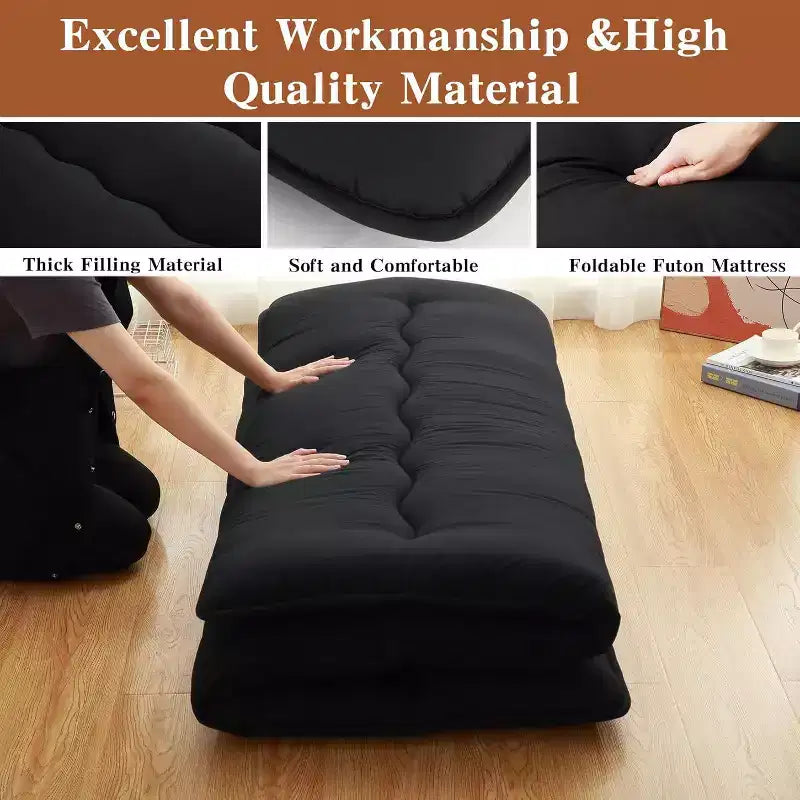 Materasso Futon Giapponese, Materassino Pieghevole da Pavimento, Tappetino Tatami per Casa, Materasso da Campeggio