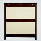 Cassettiera a 6 cassetti in legno massello laccato