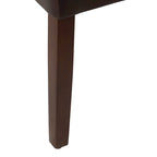 Homepop Parsons Dining Chair - Ecopelle Marrone - set da 2