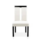 Set da pranzo 9 pezzi in legno nero Blanton Modern ad altezza bancone di Furniture of America