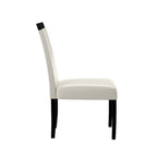 Set da pranzo 9 pezzi in legno nero Blanton Modern ad altezza bancone di Furniture of America